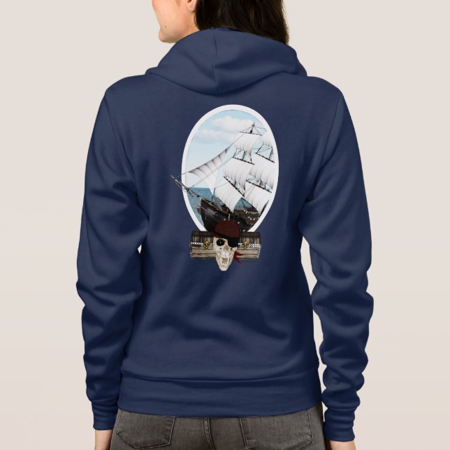 A Pirate Ship Hoodie (Back)