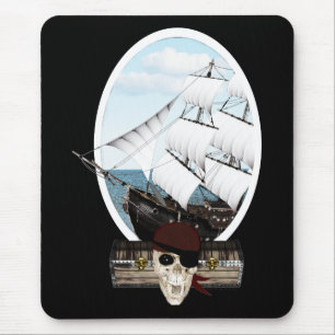 A Pirate Ship Mouse Pad