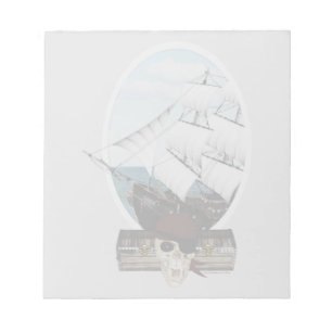 A Pirate Ship Notepad
