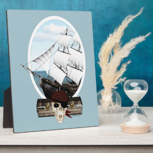 A Pirate Ship Plaque