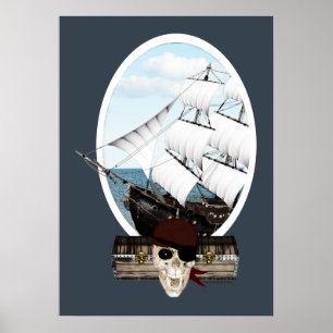 A Pirate Ship Poster