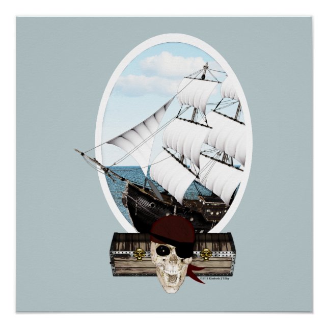 A Pirate Ship Poster (Front)