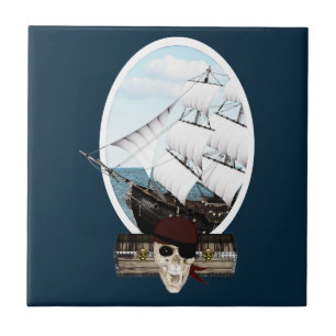 A Pirate Ship Tile