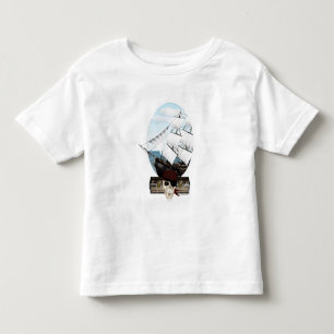 A Pirate Ship Toddler T-Shirt