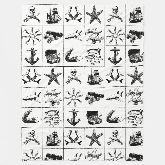 A Pirates Life Blanket_8 Fleece Blanket (Front)