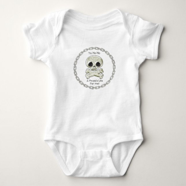 A Pirate's Life For Kids Baby Bodysuit (Front)
