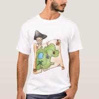 A Pirates Life For Me Treasure Map T-shirt