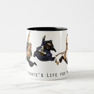 A Pirate's Life for Me Two-Tone Coffee Mug