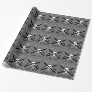 "A Pirates Life for ... !" Personalised Gift Wrap