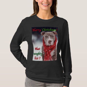 A Pit Bull Or Staffordshire Bull Terrier Dog Chris T-Shirt