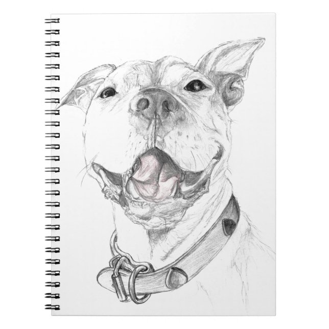A Pit Bull Smile Notebook (Front)