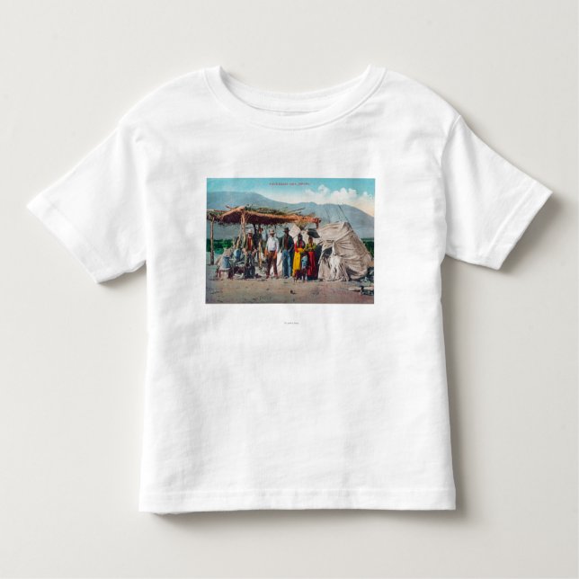 A Piute Indian Camp with NativesNevada Toddler T-Shirt (Front)