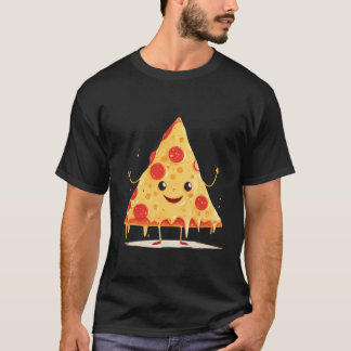 A pizza slice so happy, it's oozing with joy/chee T-Shirt