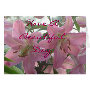 A Pk Lily card-customise any occasion
