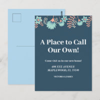 A place to call our own housewarming party floral