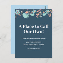 A place to call our own housewarming party floral 