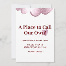 A place to call our own housewarming party glitter