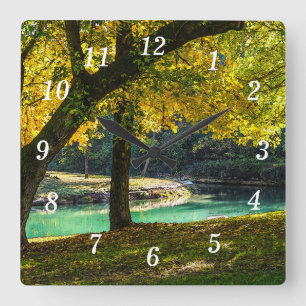 A Place Under The Shade Tree Wall Clock