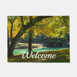 A Place Under The Shade Tree Welcome Doormat
