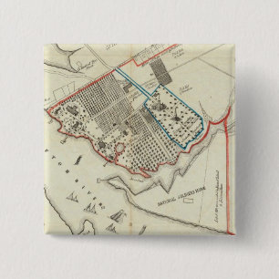 A Plan Of The Property Of The Hampton Normal 15 Cm Square Badge