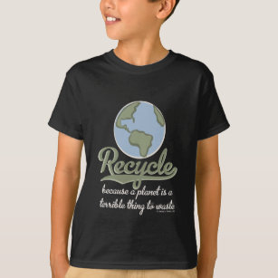 A Planet Is A Terrible Thing To Waste Kids T-shirt