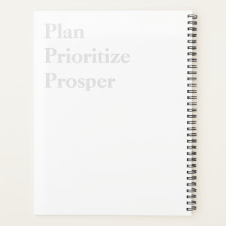 A planner with a Lily of the Valley design theme