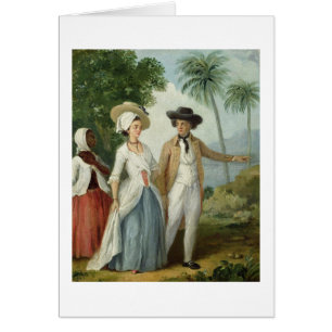 A Planter and his Wife, Attended by a Servant, c.1