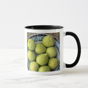 A plate of fresh Mediterranean Figs Mug