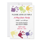 A Play Date Party Kids Invitation