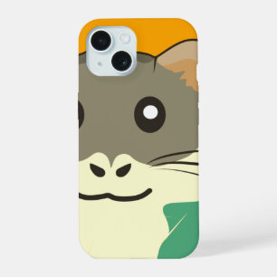 A playful and funny hamster iPhone 15 case