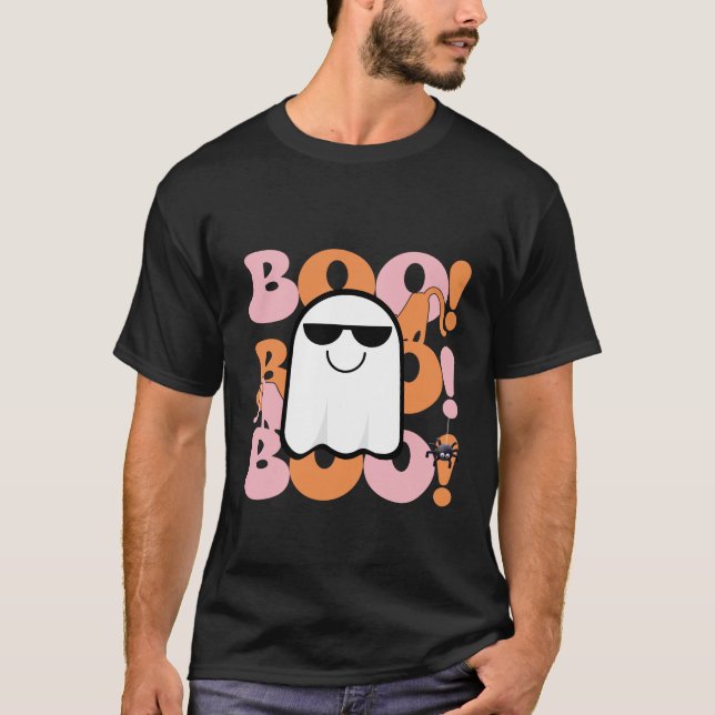 A Playful Halloween Peek-a-Boo! T-Shirt (Front)
