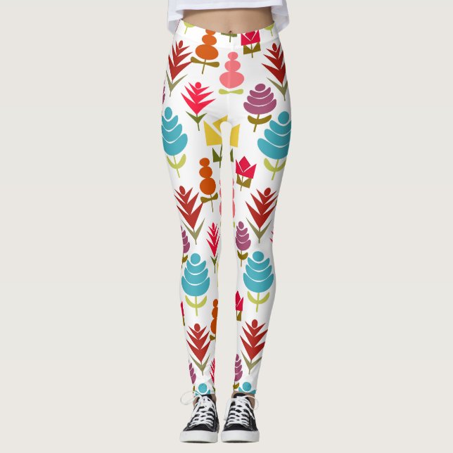 A Plethora of Flowers Leggings (Front)