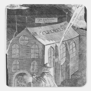 A Plot with Powder, 1605 Square Sticker