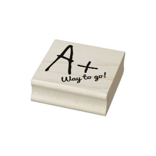A Plus Comment Teachers Custom Rubber Stamp