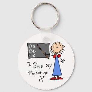 A Plus Teacher Key Ring