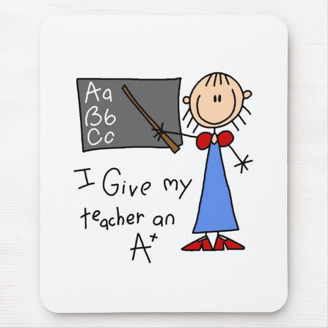 A Plus Teacher Mouse Pad (Front)
