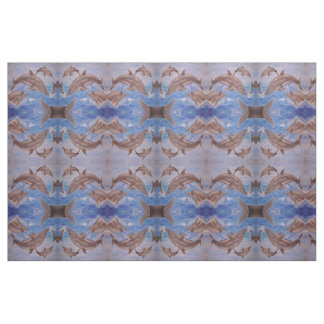 A Pod of Playful Jumping Dolphins Fabric
