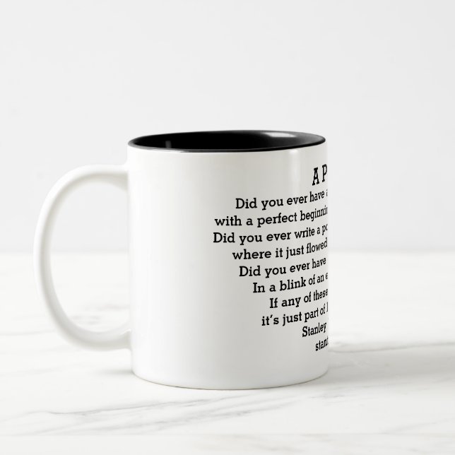 A Poet's Life Two-Tone Coffee Mug (Left)