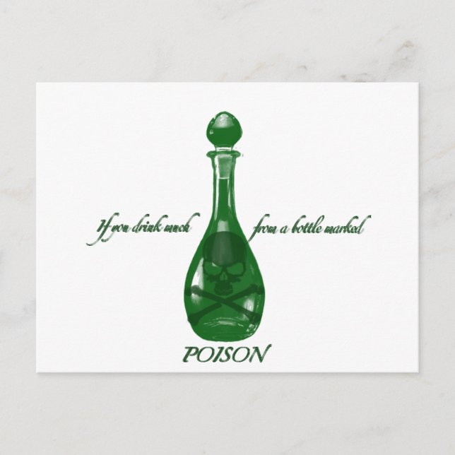 A Poison Chalice For Alice Postcard (Front)