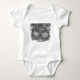 A POLICE OFFICER'S PRAYER BABY BODYSUIT
