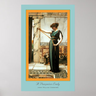 A Pompeian Lady Poster