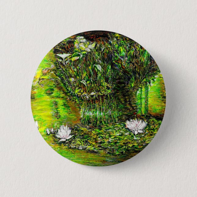 A Pond with Unpure Thoughts 6 Cm Round Badge (Front)