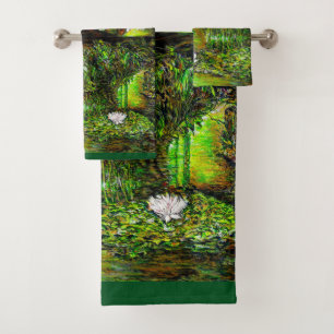 A Pond with Unpure Thoughts Bath Towel Set
