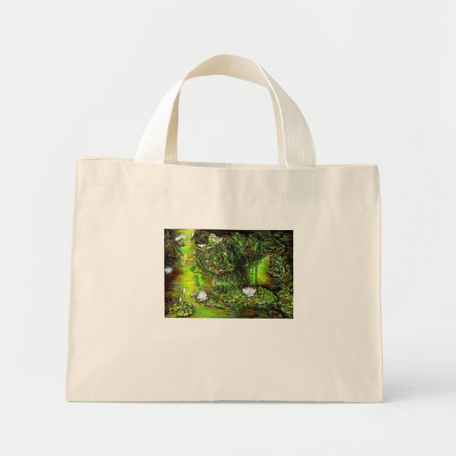 A Pond with Unpure Thoughts Mini Tote Bag (Front)