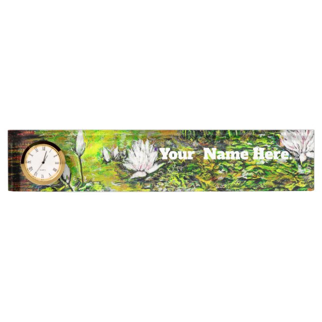 A Pond with Unpure Thoughts Nameplate (Front)