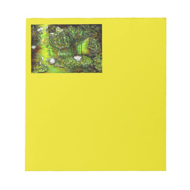 A Pond with Unpure Thoughts Notepad (Front)