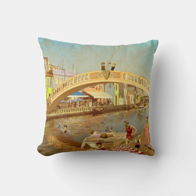 A Ponte dos Carcavelos. Aveiro (Portugal) Cushion (Front)