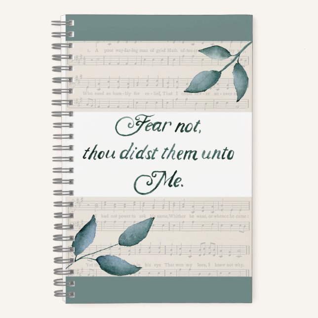 A Poor Wayfaring Man of Grief Notebook (Front)