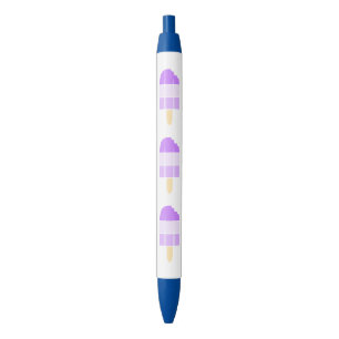 A Pop of Cool Black Ink Pen