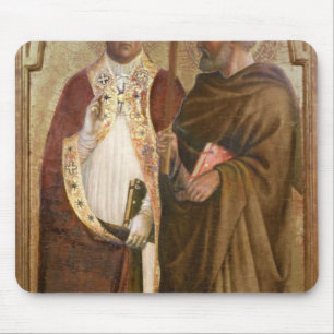 A Pope and St. Matthias, c.1428-29 Mouse Pad